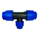 TEE REDU 40 X 32MM PARA RIEGO PEAD TUBRICA