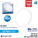 LAMPARA LED PARA EMPOTRAR REDONDA 24W 6400K ANGEL LIGHT BASIC