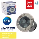 LAMPARA SPOT LED PARA PISO 3W 4000K ANGEL LIGHT