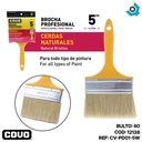 BROCHA 5" CERDAS BLANCAS COVO