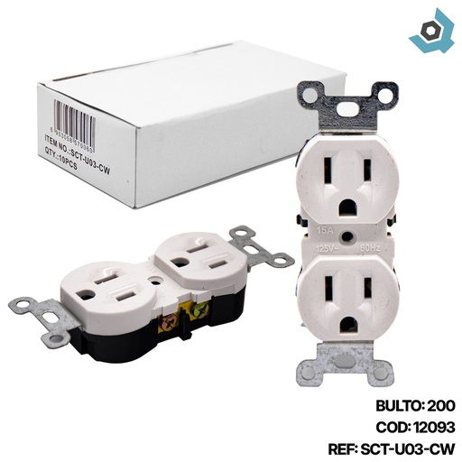 [12093] TOMACORRIENTE DOBLE