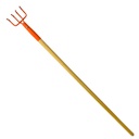 TENEDOR CULTIVADOR MANGO DE MADERA 1.35CM AGE USA