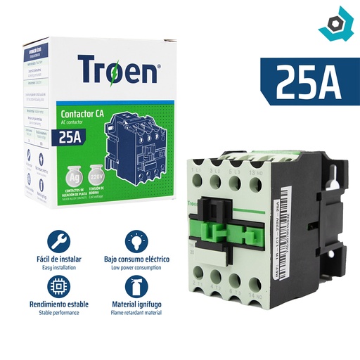 [12363] CONTACTOR CA 25A 220V TROEN