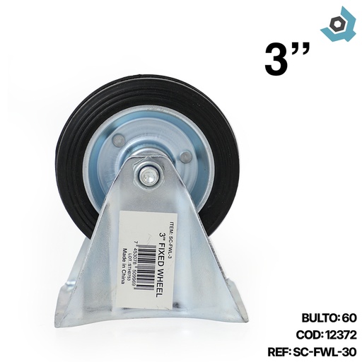 [12372] RUEDA PARA PORTON 3" SECURITY