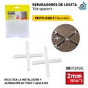 SEPARADORES DE CERAMICAS 2MM 200 PZAS COVO