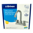 GRIFERIA CENTRAL PARA LAVAMANOS CUELLO TIPO BAR GRIVEN