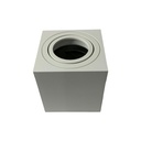 LAMPARA SPOT CUADRADA SUPERFICIAL GU10 8.4CM BLANCO ANGEL LIGHT