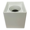 LAMPARA SPOT CUADRADA SUPERFICIAL GU10 10.5CM BLANCO ANGEL LIGHT