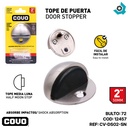 TOPE MEDIA LUNA PARA PUERTAS 2" SATINADO COVO