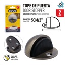 TOPE MEDIA LUNA PARA PUERTAS 2" LATON ANTIGUO COVO