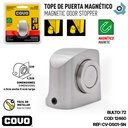 TOPE MAGNETICO PARA PUERTAS NIQUEL SATINADO COVO