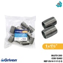 NIPLE ROSCA COMPLETA 1" X 1-1/2" GRIVEN