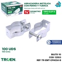 ABRAZADERA CLIP DE 3/4" 100 PZAS TROEN