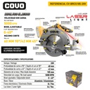 SIERRA CIRCULAR INALAMBRICA BRUSHLESS 20V COVO