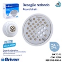 DESAGUE REDONDO 3 3/4" GRIVEN BASIC