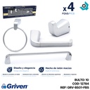 SET DE ACCESORIO PARA BANO GRIVEN ELITE