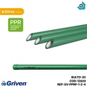TUBO PPR 1/2" 4 METROS CXC GRIVEN