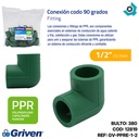 CODO 90GR PPR 1/2" CXC GRIVEN