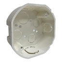 CAJETIN OCTAGONAL 4X4 PVC BLANCO IMPLASVENCA