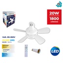 BOMBILLO LED 20W CON VENTILADOR ANGEL LIGHT