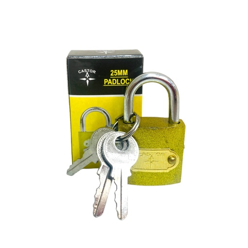 [12966] CANDADO 25MM CASTOR