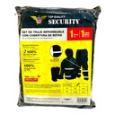SET DE TRAJE IMPERMEABLE NEGRO SECURITY