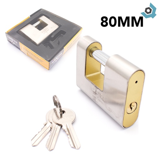 [13007] CANDADO 80MM ANTICIZALLA CASTOR