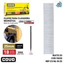 CLAVOS 25MM PARA CLAVADORA NEUMATICA COVO