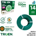 CABLE ELECTRICO 14 AWG VERDE 7 HILOS TROEN