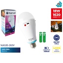 BOMBILLO 18W RECARGABLE 6400K ANGEL LIGHT