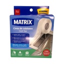 CINTA DE CALAFATEO 38MM X 3.2M TRANSPARENTE MATRIX