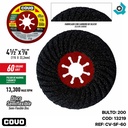 DISCO PARA PULIR GRANO 60 DE 4 1/2" COVO