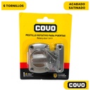 CERRADURA ROTATIVA PARA PUERTAS SATINADO COVO