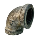 CODO 90GR 1/2" DE ACERO GALVANIZADO HR