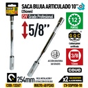 SACA BUJIA ARTICULADO 10" 5/8" COVO