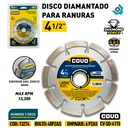 DISCO DIAMANTADO 4 1/2" PARA RANURAS COVO