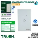 APAGADOR INTELIGENTE INDIVIDUAL 110V BLANCO TROEN