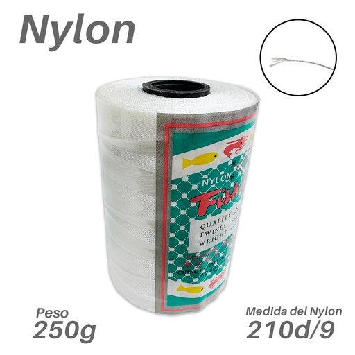 [13303] NYLON PARA PESCAR 210D/9 FISHING TWINE