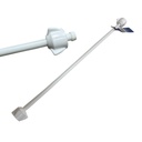 MANGUERA FLEXIBLE 1/2" X 1/2" X 40CM PVC LV TUBRICA