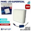 LAMPARA PANEL LED CUADRADO SUPERFICIAL LUZ FRIA 18W ANGEL LIGHT