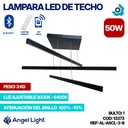LAMPARA LED 50W DE TECHO LUZ AJUSTABLE NEGRA ANGEL LIGHT