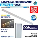 LAMPARA LED COLGANTE 3 TONOS 40W BLANCO ANGEL LIGHT BASIC
