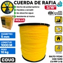 RAFIA 3/16" 1000 METROS COVO (MECATE)