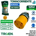 TOMACORRIENTE 125V BLINDADA SIN TIERRA TROEN