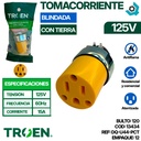 TOMACORRIENTE 125V BLINDADA CON TIERRA TROEN