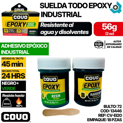 [13446] SUELDA TODO EPOXY INDUSTRIAL (PEGATANKE) COVO