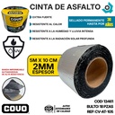 CINTA DE ASFALTO 5M X 10CM COVO