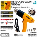 PISTOLA DE CALOR 1800W COVO