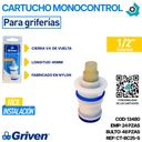 CARTUCHO MONOCONTROL 1/2" PARA GRIFERIAS GRIVEN