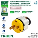ENCHUFE BLINDADO POLARIZADO SIN TIERRA 150V 15A TROEN